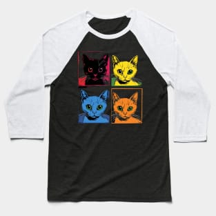 Cat LGBT Support Baseball T-Shirt